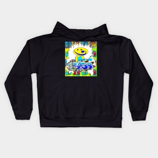 Rock Bass Clef Bass Kids Hoodie